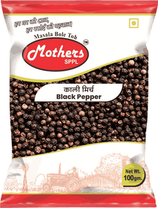 Mothers SPPL Whole Black Pepper 100g | Premium Sabut Kali Mirch