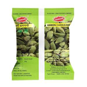 Pansari Green Cardamom Whole 25g | Choti Hari Elaichi