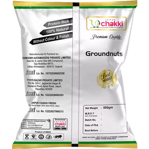 Jaipur Chakki Moongfali 500g | Premium Singdana (Groundnuts)