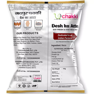 Jaipur Chakki Makka Atta 1kg | Premium Maize Flour